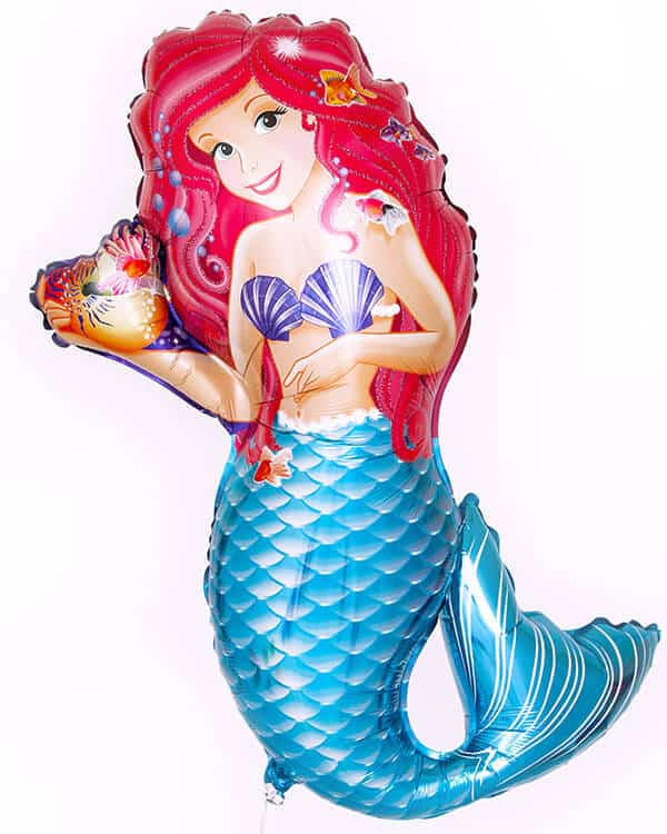 901777_Шар_(40_102_см)_Фигура_Русалочка_с_ракушкой_1_шт_1 Фигура Русалочка с ракушкой 102 см — изображение 2